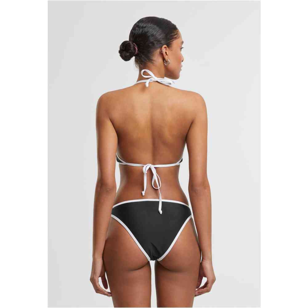 Urban Classics - Retro Triangle Bikini set - Black/White